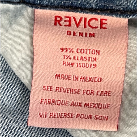 REVICE Venus Star High Rise Cropped Jeans Retro 70’s Coastal Cowgirl - Picture 9 of 9